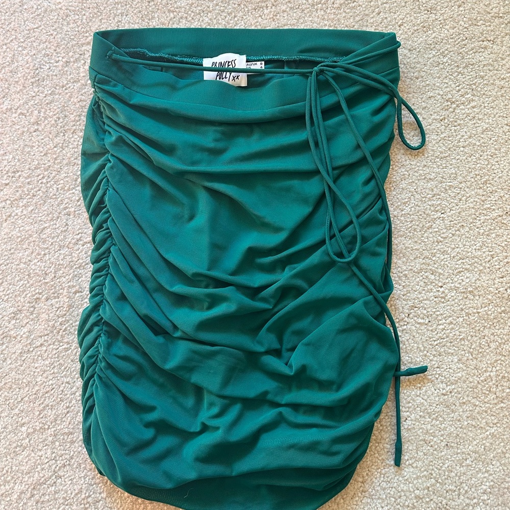 Princess Polly Green Mini Skirt